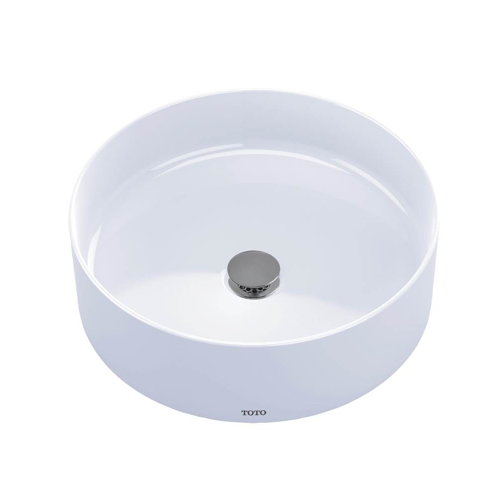 TOTO Arvina™ 16-9/16'' Round Vessel Bathroom Sink, Cotton White-shop