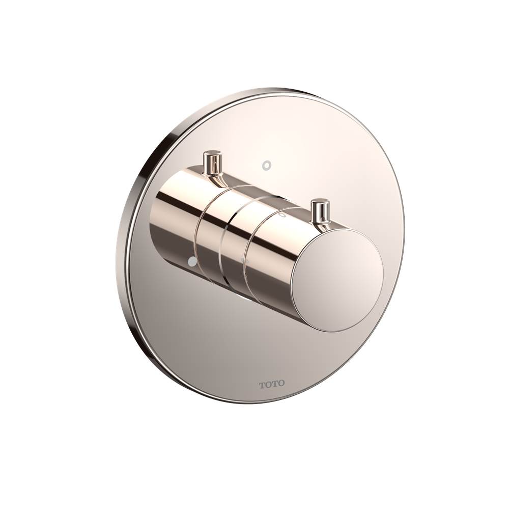 TOTO Round Volume Control Valve Shower Trim, Polished Nickel-shop