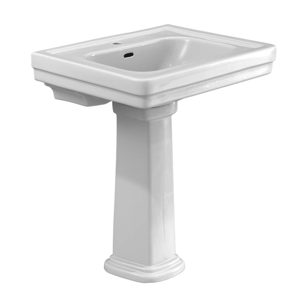 TOTO Promenade® 27-1/2'' x 22-1/4'' Rectangular Pedestal Bathroom Sink for Single-related