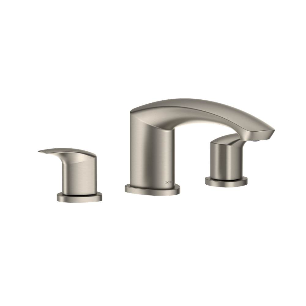 TOTO GM Two-Handle Deck-Mount Roman Tub Filler Trim, Brushed Nickel-related