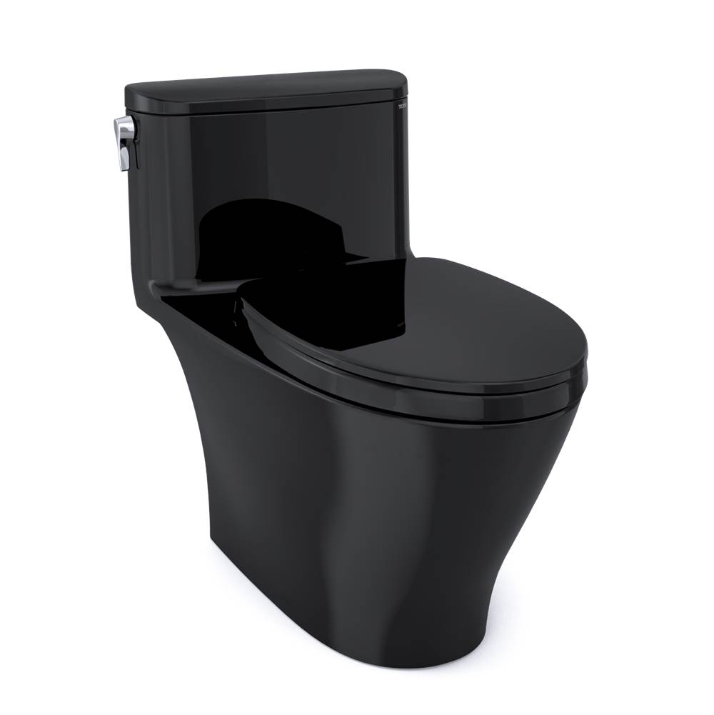 TOTO Nexus® One-Piece Elongated 1.28 GPF Universal Height Toilet with SS124 SoftC-related