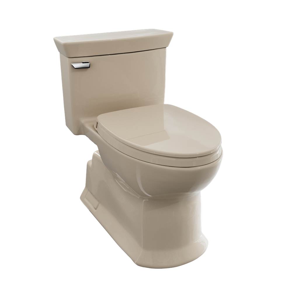TOTO Soirée® One Piece Elongated 1.28 GPF Universal Height Skirted Toilet with Ce-related
