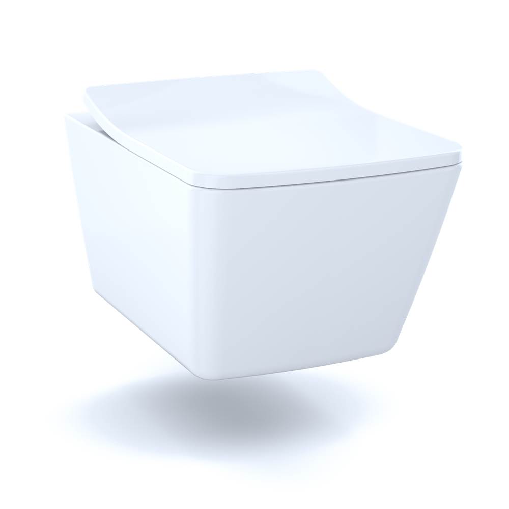 TOTO SP Wall-Hung Contemporary Square-Shape Dual Flush 1.28 and 0.9 GPF Toilet wi-related