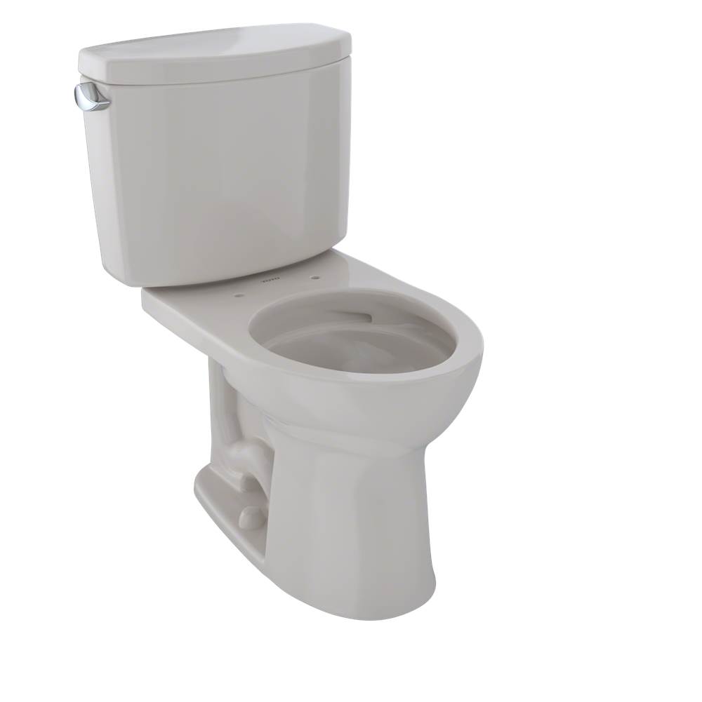 TOTO Drake® II Two-Piece Round 1.28 GPF Universal Height Toilet with CEFIONTECT, -related