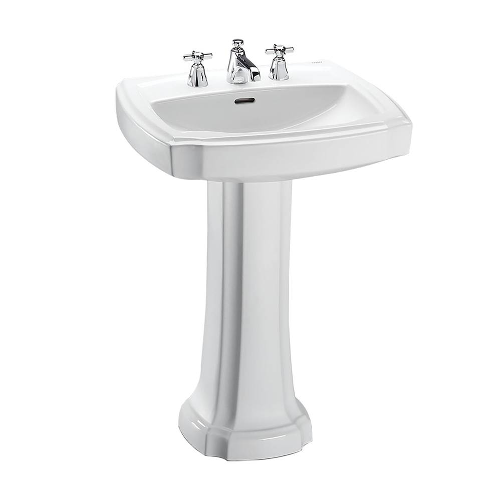 TOTO ® Guinevere® 24-3/8'' X 19-7/8'' Rectangular Pedestal Bathroom Sink For 8 In-related