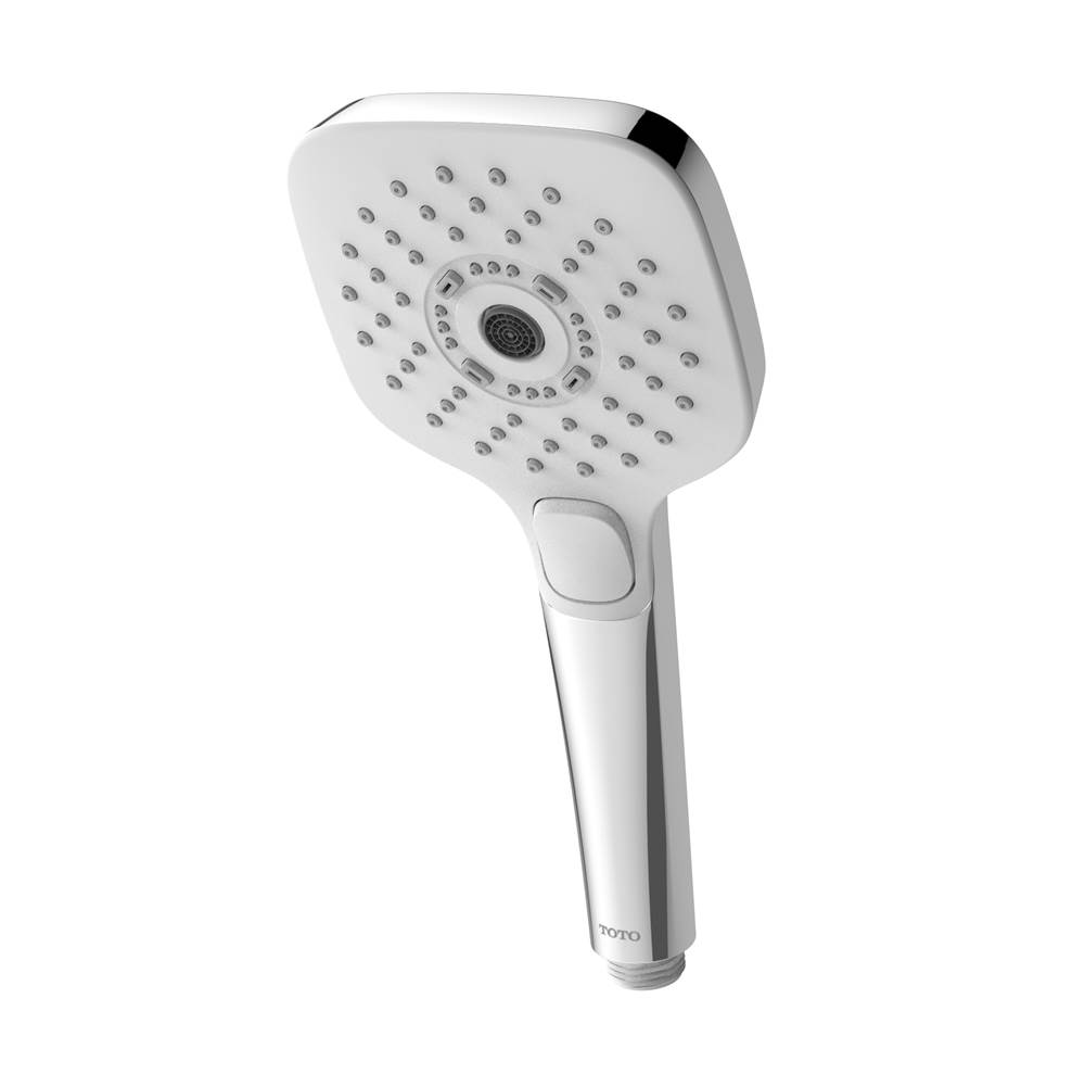 TOTO G Series 1.75 GPM Multifunction 4 inch Square Handshower with ACTIVE WAVE, C-related