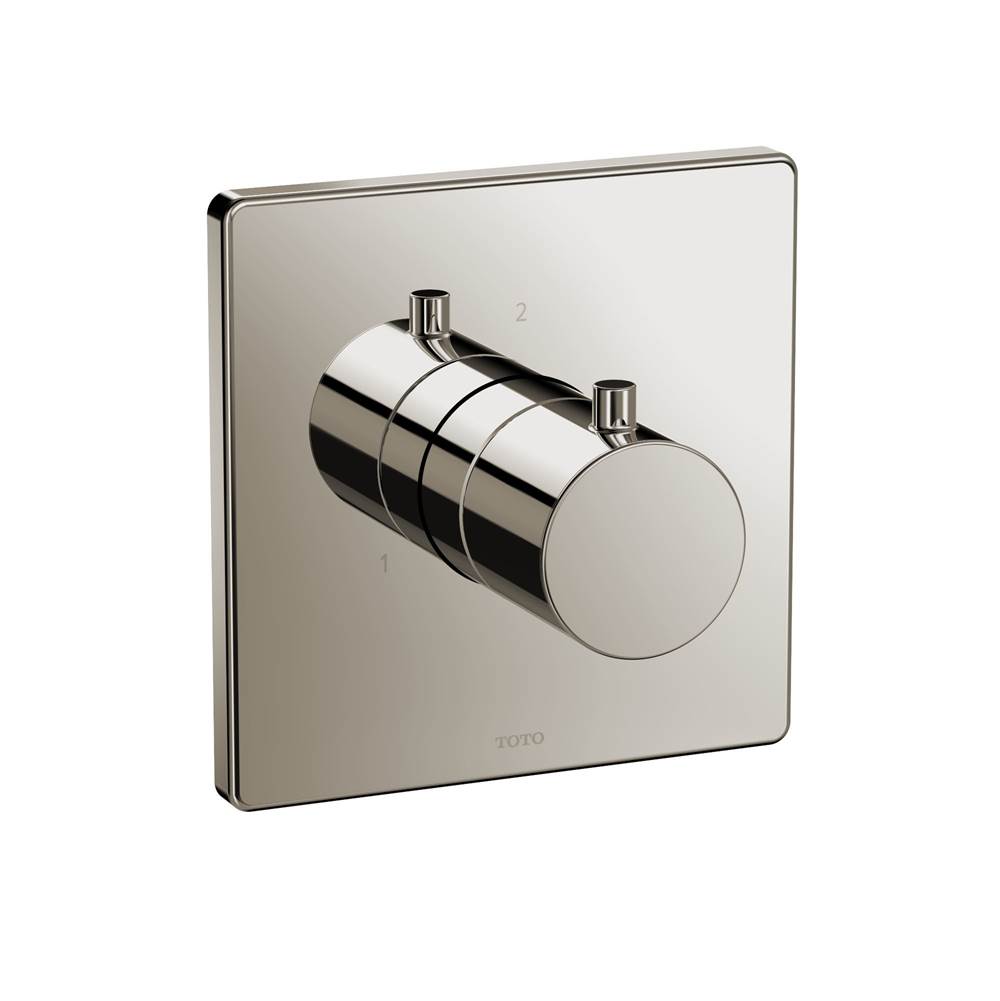 TOTO 2Way Div Trim W/O Off,G,Square Polished Nickel-shop