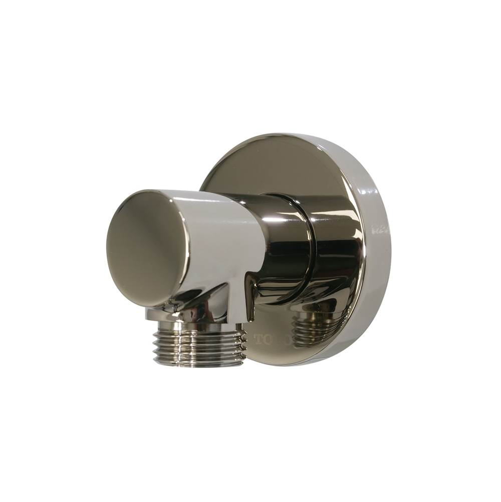TOTO Wall Outlet for Handshower, Round, Polished Nickel-related