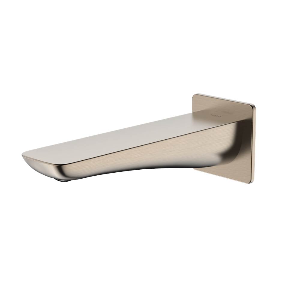 TOTO Modern S Wall Tub Spout, Brushed Nickel-shop