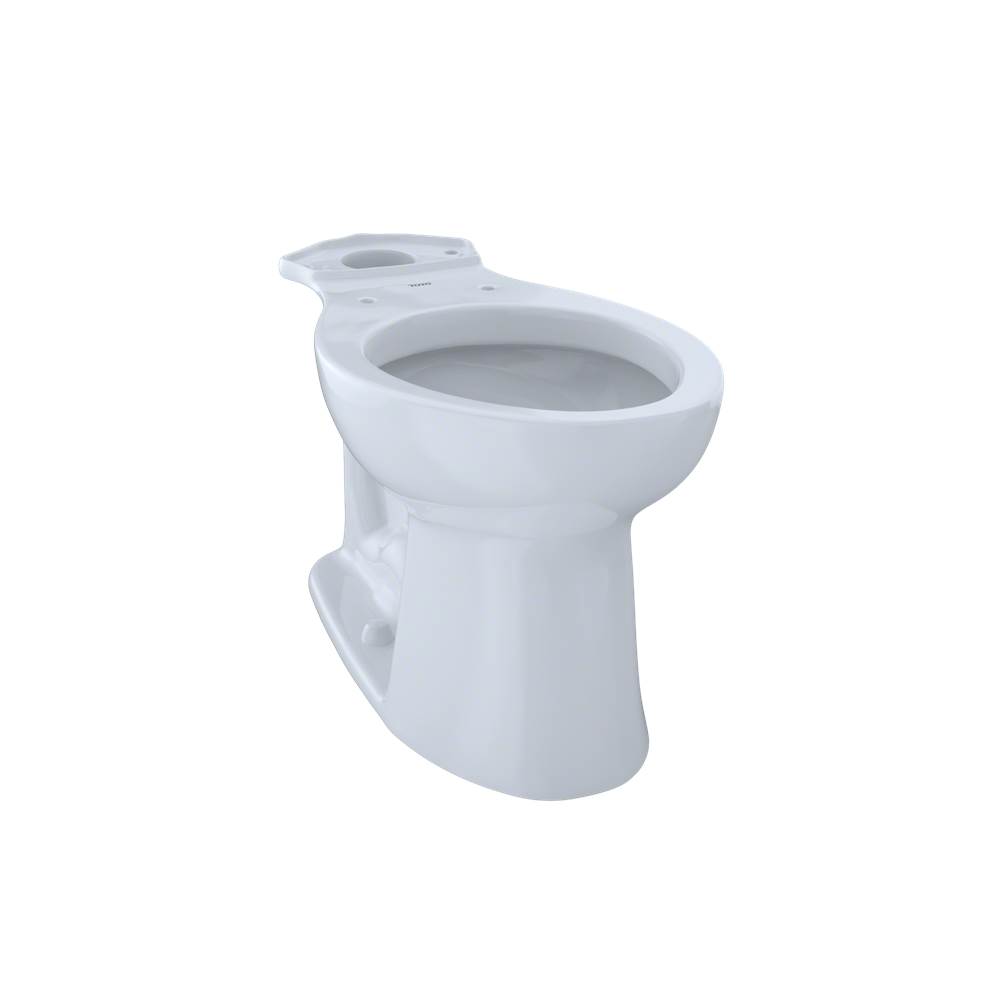 TOTO Entrada™ Universal Height Elongated Toilet Bowl, Cotton White-shop