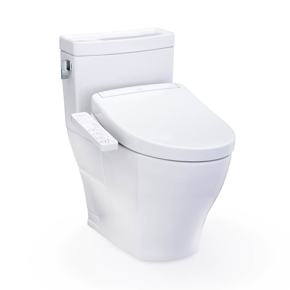 TOTO WASHLET+® Legato One-Piece Elongated 1.28 GPF Toilet and WASHLET S2 Bidet Se-related