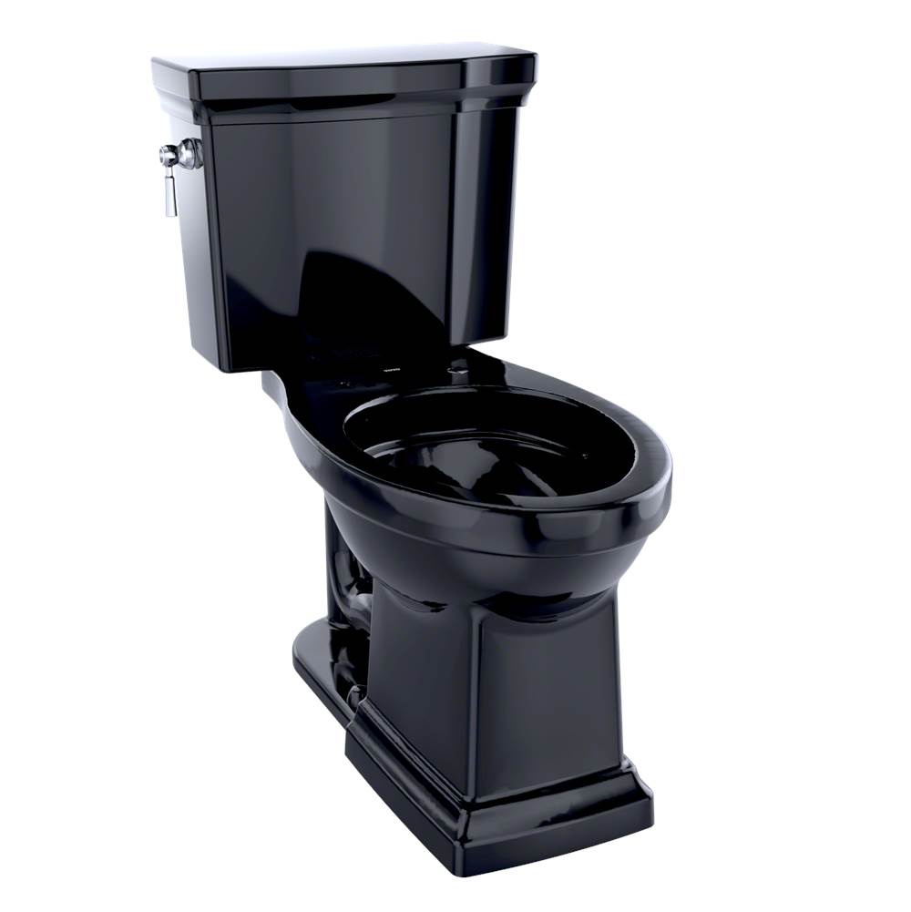 TOTO Promenade® II Two-Piece Elongated 1.28 GPF Universal Height Toilet, Ebony-related