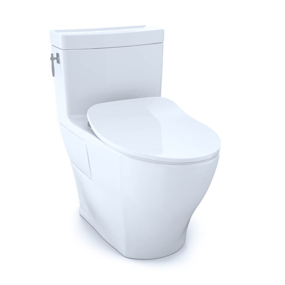 TOTO Aimes® One-Piece Elongated 1.28 GPF Toilet with CEFIONTECT® and SoftClose® S-related