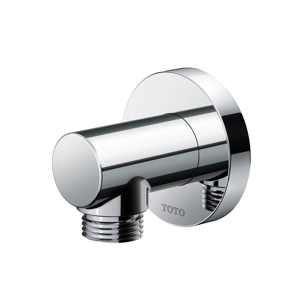 TOTO Wall Outlet for Handshower, Round, Brushed Nickel-related