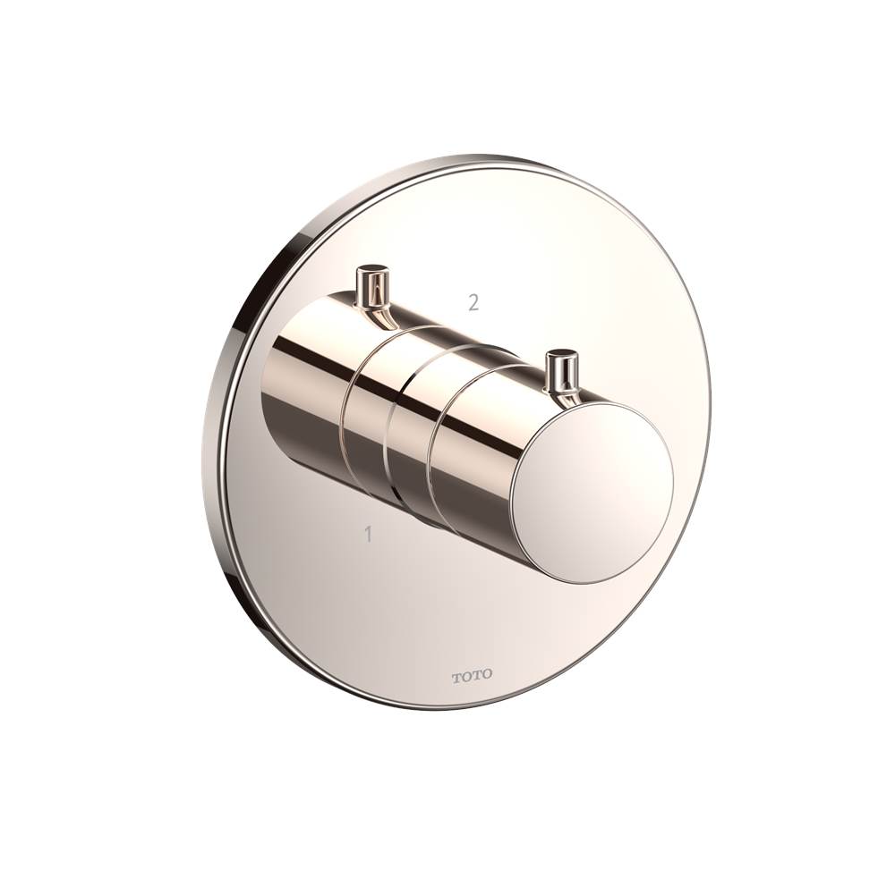 TOTO Round Three-Way Diverter Shower Trim, Polished Nickel-related