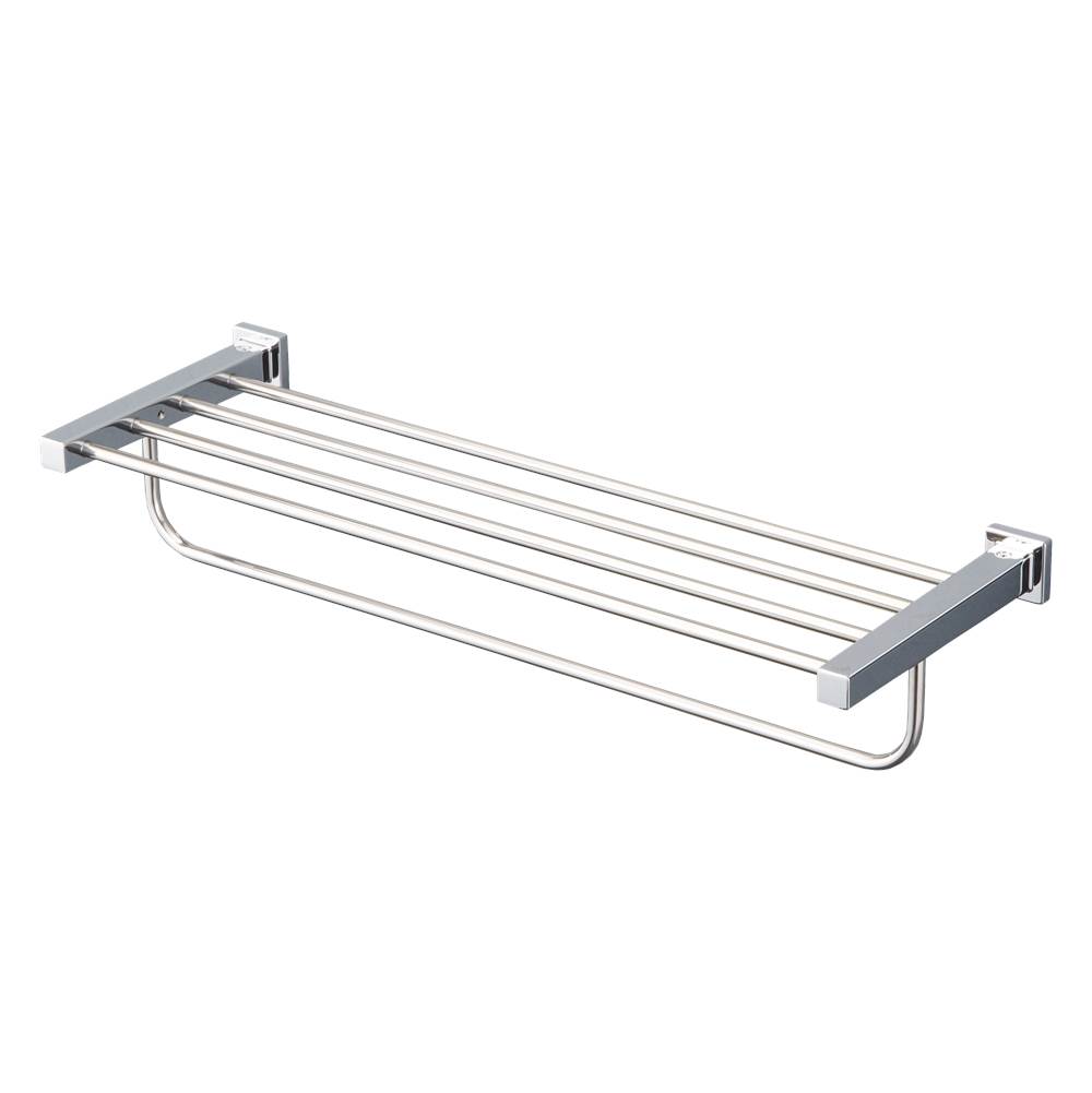 TOTO L Series Square Towel Shelf with Hanging Bar, Polished Chrome-related