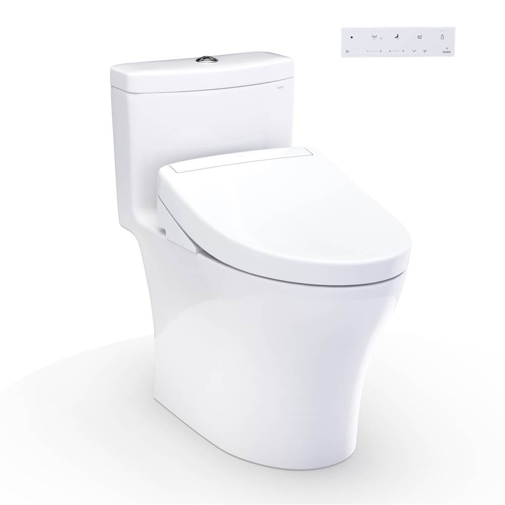 TOTO WASHLET®+ Aquia® IV One-Piece Elongated Dual Flush 1.28 and 0.9 GPF Toilet a-related
