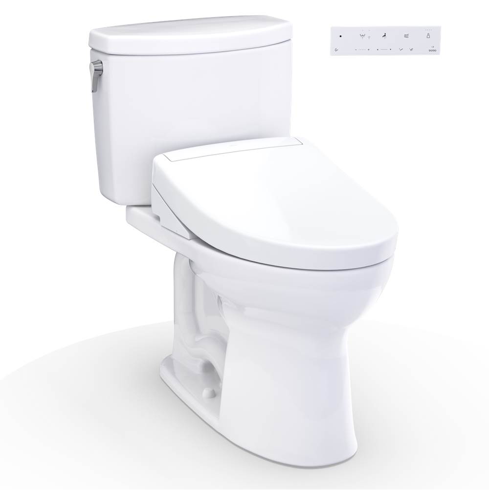 TOTO WASHLET+® Drake® II 1G® Two-Piece Elongated 1.0 GPF Toilet and WASHLET+® S5 -related