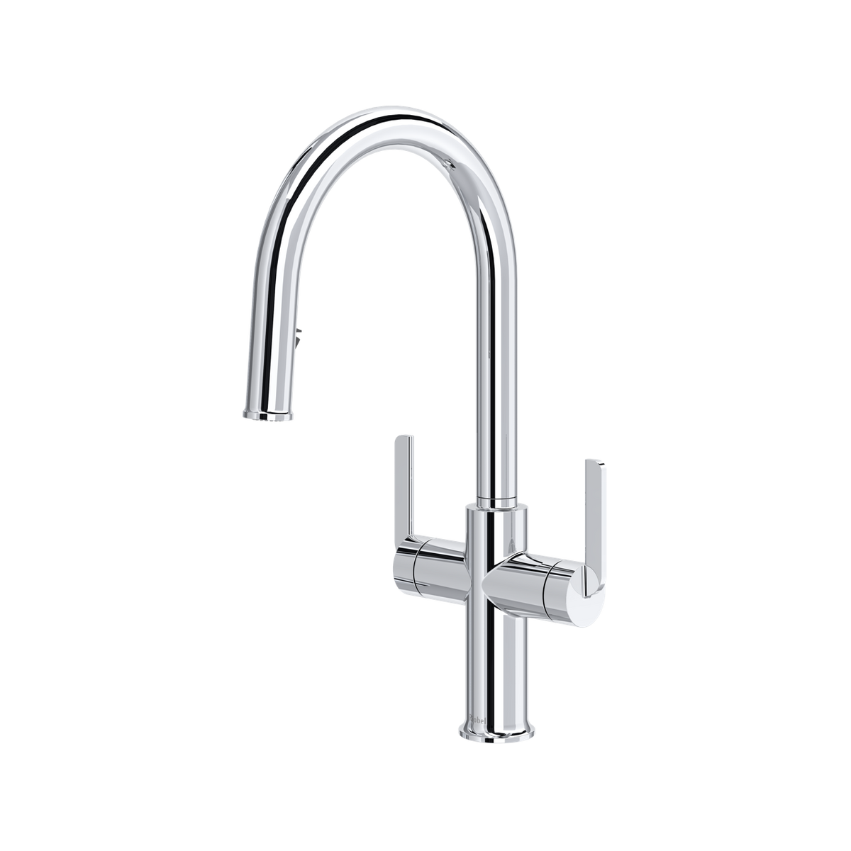 Authentica™ Two Handle Pull-Down Kitchen Faucet With C-Spout-shop