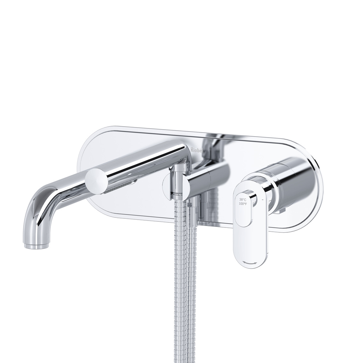 Arca™ Wall Mount Thermostatic/Pressure Balance Tub Filler Trim-shop