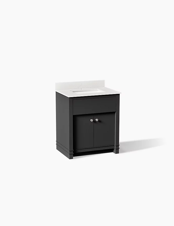 Alouette 30 in. Bathroom Vanity Cabinet With Sink And Quartz Top-related