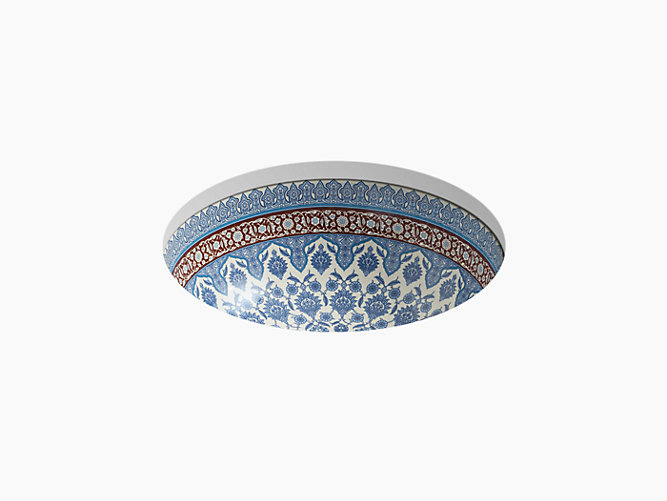 marrakesh ceramic circular undermount bathroom sink